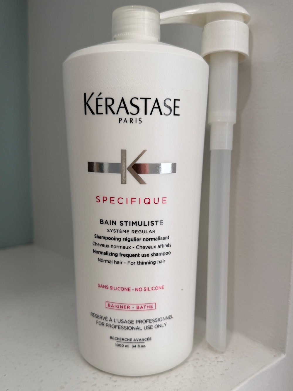 Kerastase Specifique Bain Stimuliste Shampoo 33 oz / 1000ML NEW with pump